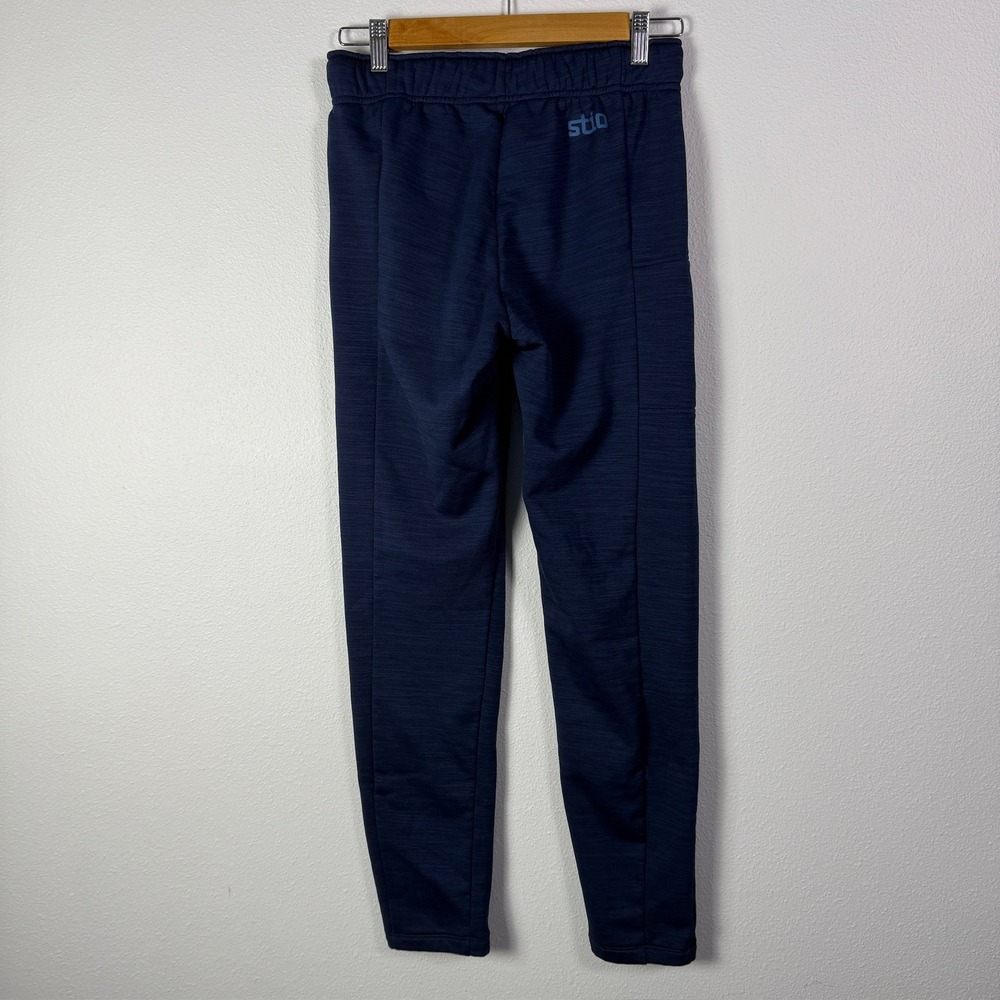 Stio Joggers Mens Small Blue Excellent Heathered Performance Activewear Pants - Picture 5 of 6